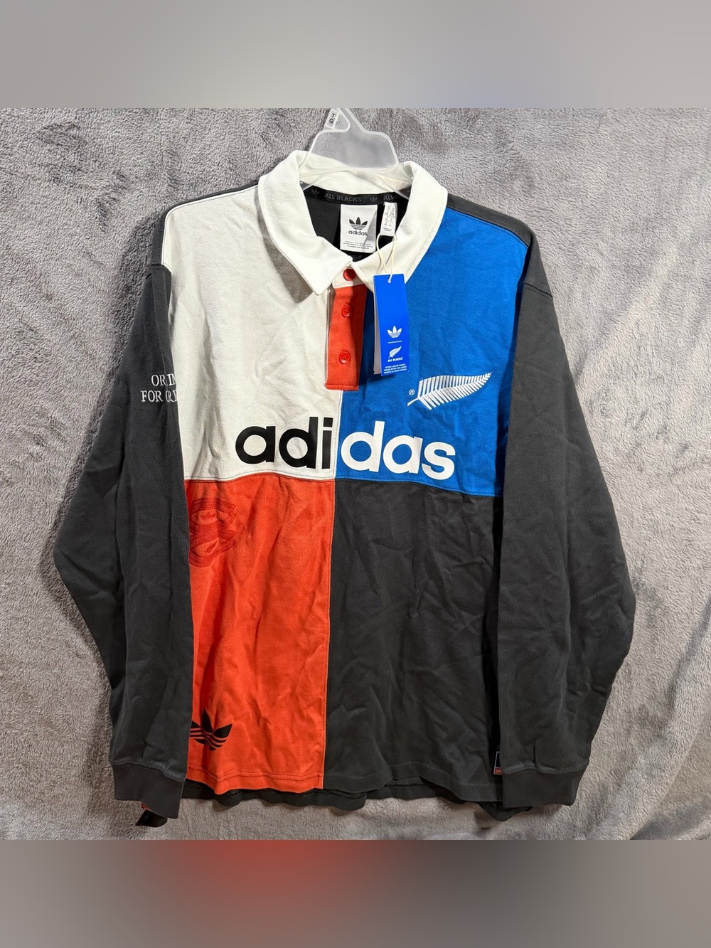 Adidas Originals x All Blacks Rugby Polo [KG4638] Men’s Size XL New w/Tags $100